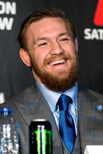 Conor McGregor at a press conference in 2015, prior to fighting Jose Aldo. Credit, Wikimedia Commons (Andrius Petrucenia) Conor McGregor at a press conference in 2015, prior to fighting Jose Aldo. Credit, Wikimedia Commons (Andrius Petrucenia)