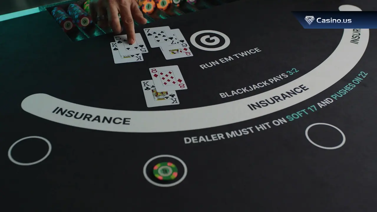 Run 'Em Twice Blackjack