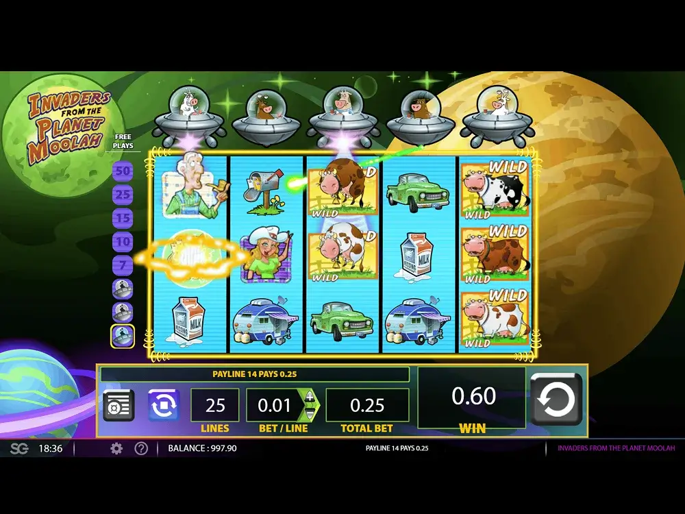 Invaders from the Planet Moolah screenshot 1