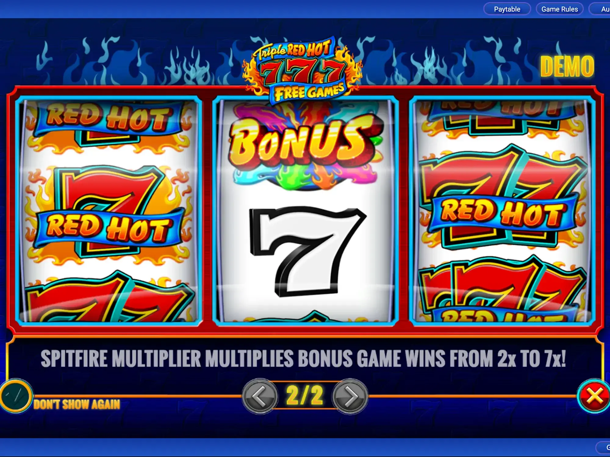 Triple Red Hot 777 screenshot 3
