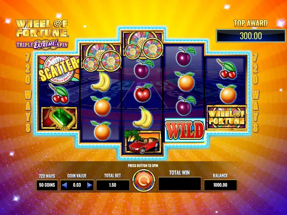 Wheel of Fortune Triple Extreme Spin screenshot 2