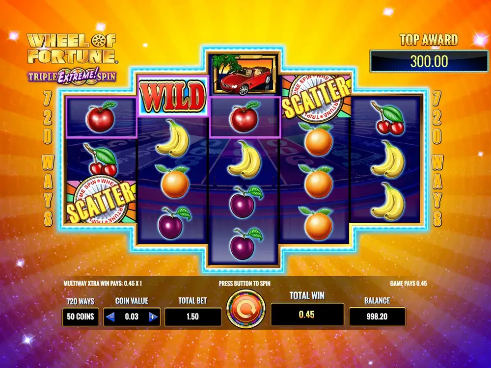 Wheel of Fortune Triple Extreme Spin screenshot 4