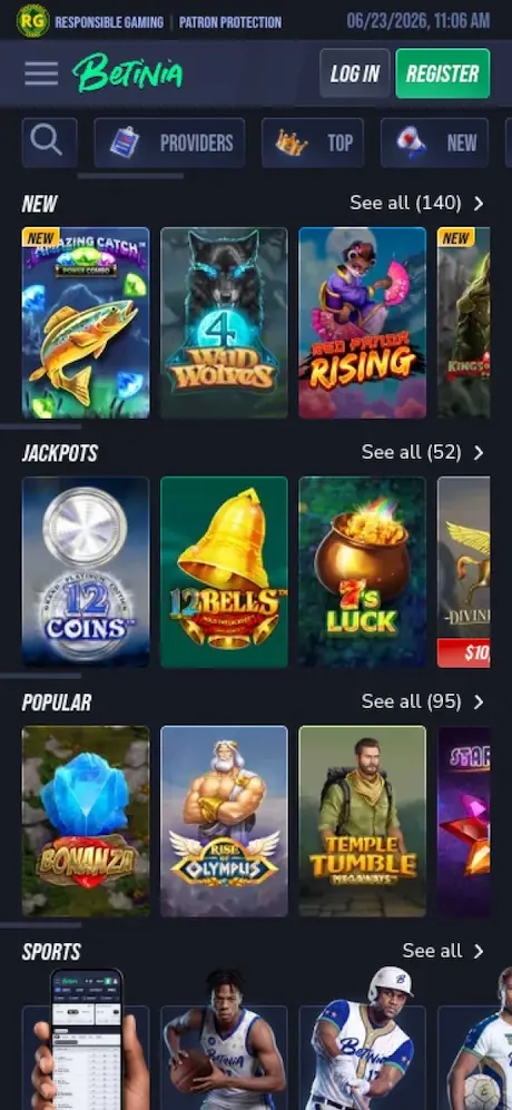 Betinia app image 1