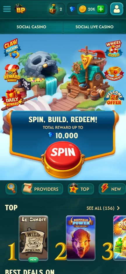 Big Pirate Casino app image 1