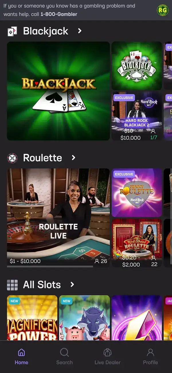 Hard Rock Bet app image 3