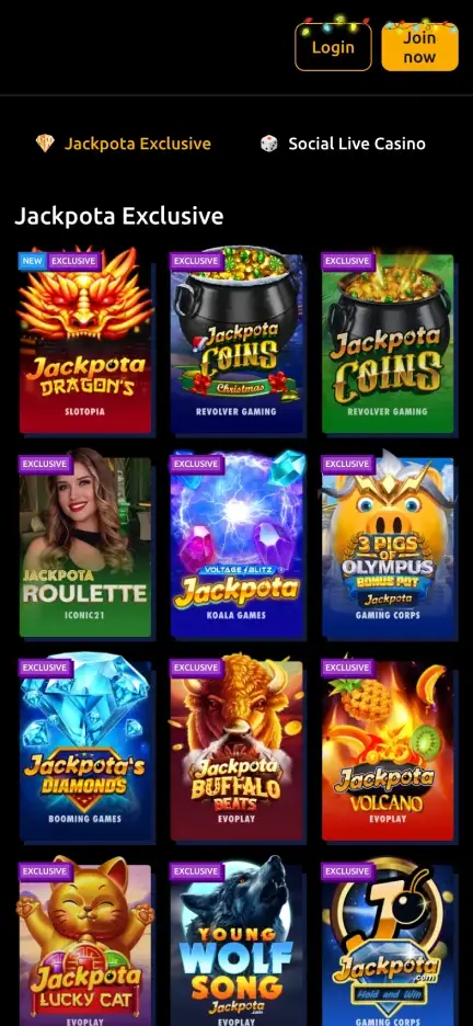 Jackpota Casino app image 2