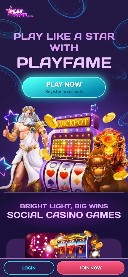 PlayFame Casino app image 1