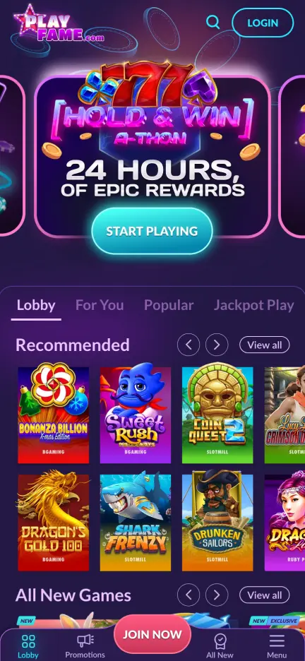 PlayFame Casino app image 3
