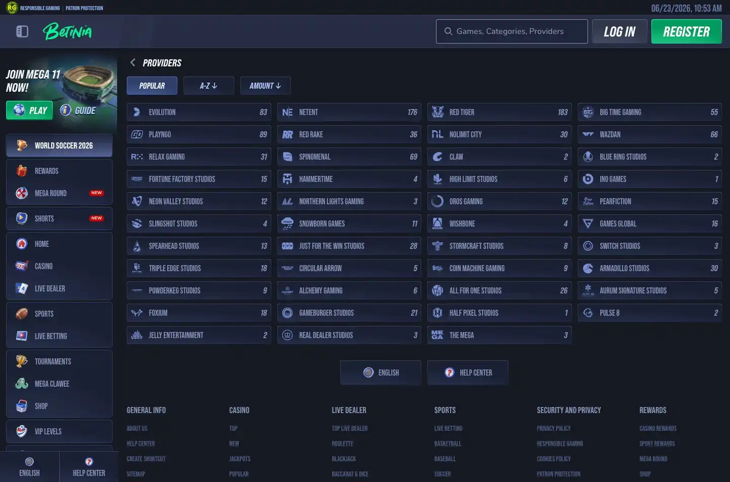 Betinia screenshot 3
