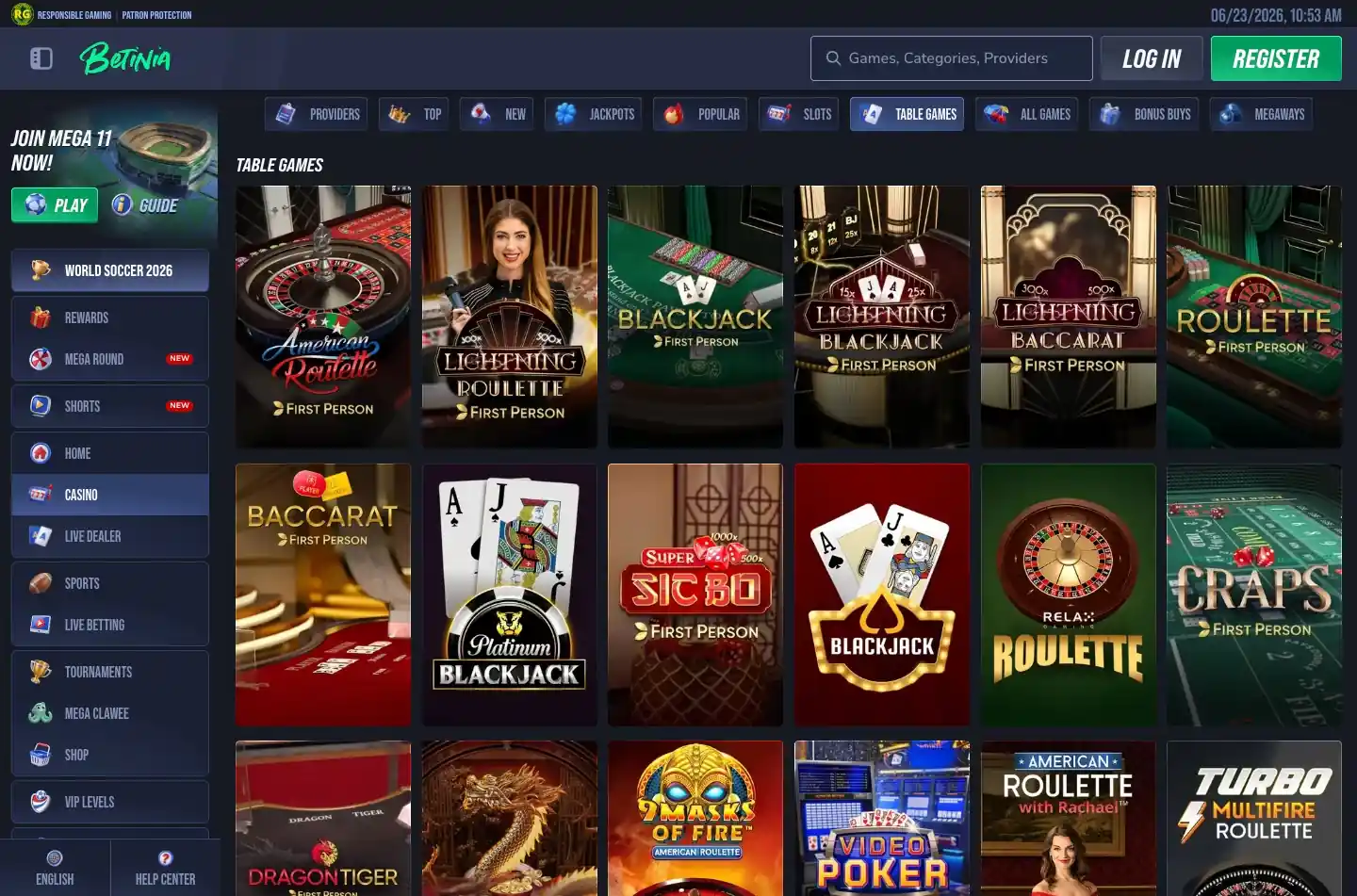 Betinia screenshot 5