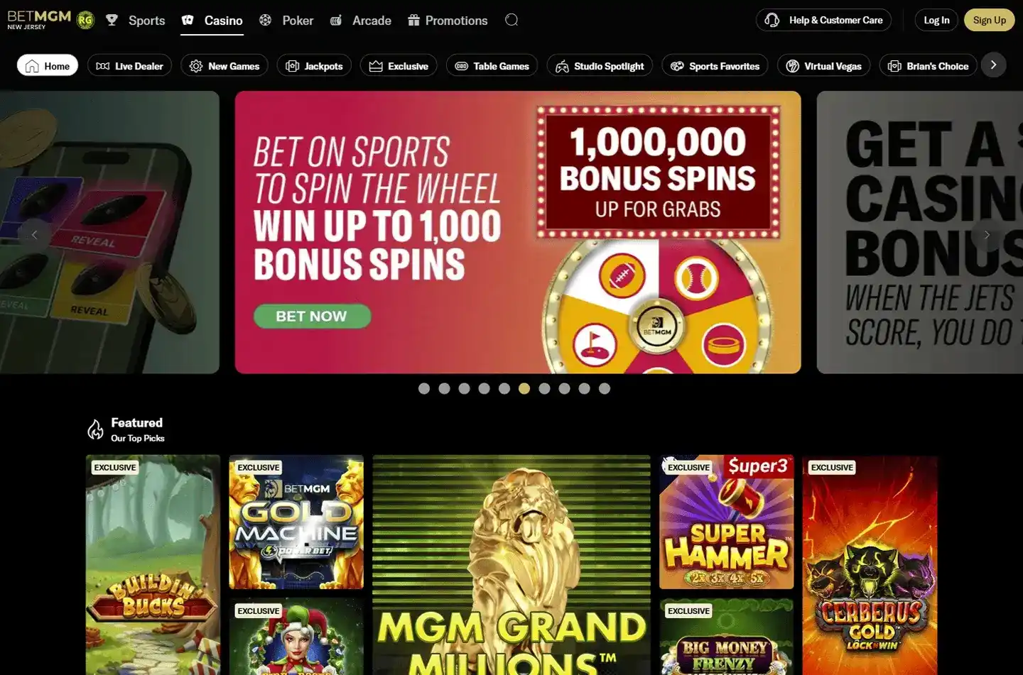 BetMGM screenshot 1