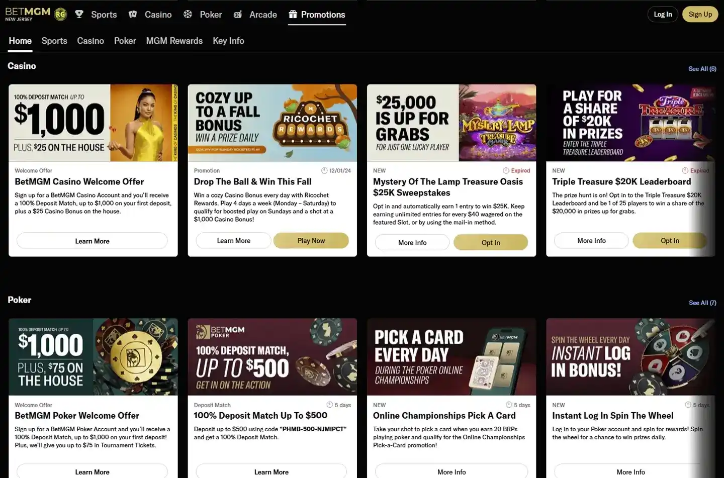 BetMGM screenshot 2