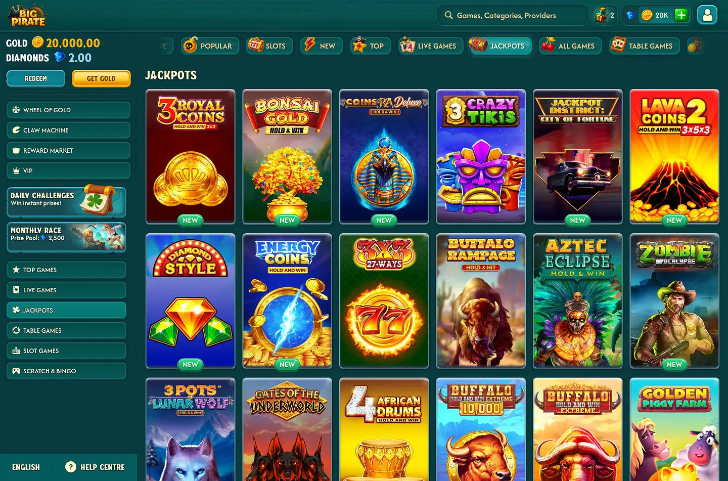 Big Pirate Casino screenshot 5