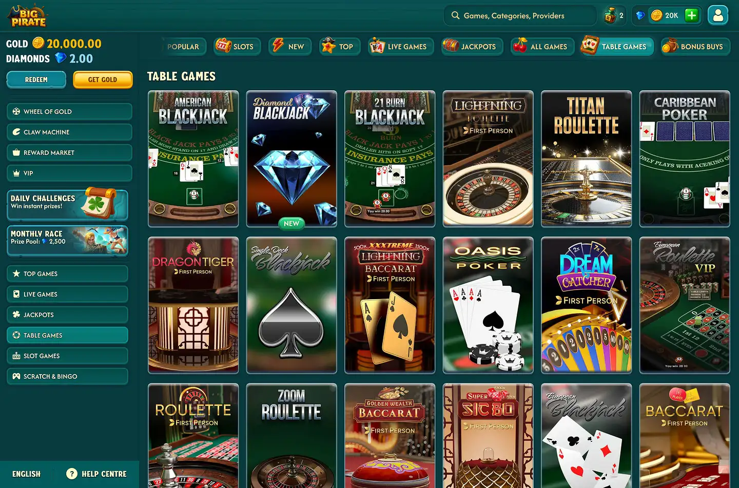 Big Pirate Casino screenshot 6