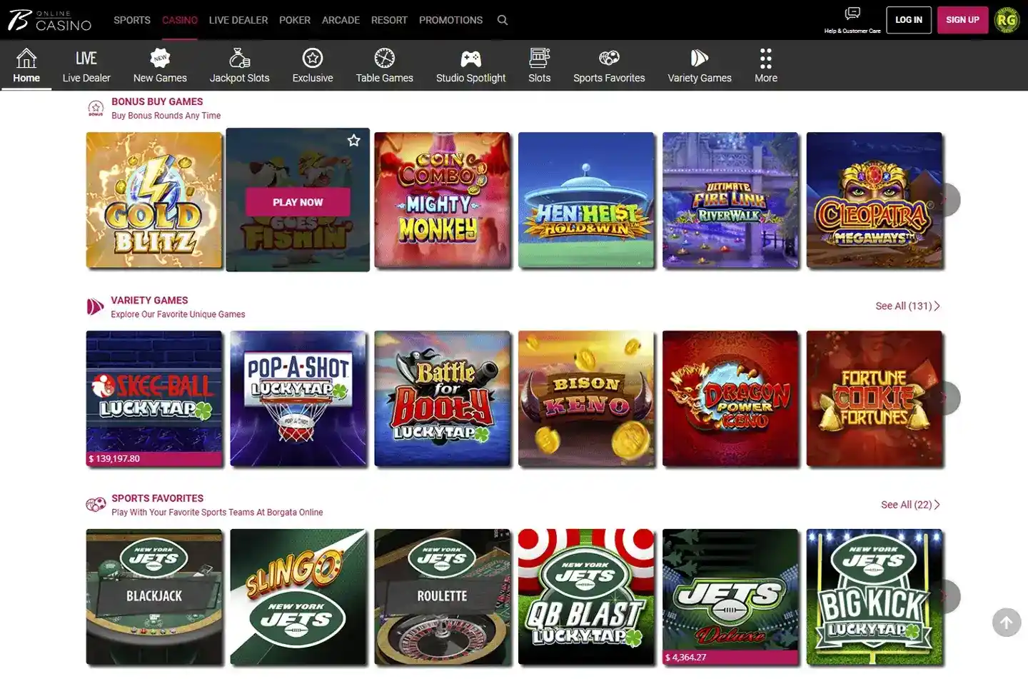 Borgata screenshot 2