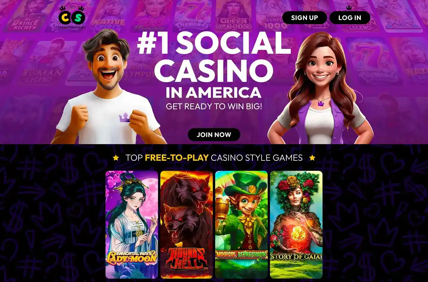 Crown Coins Casino screenshot 1