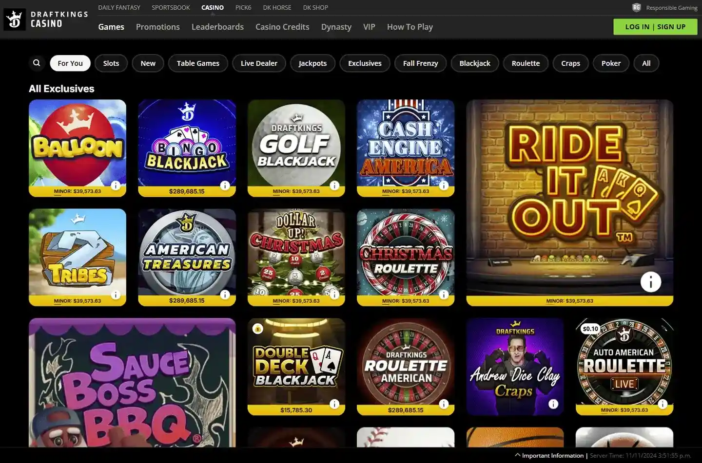 DraftKings Casino review 1
