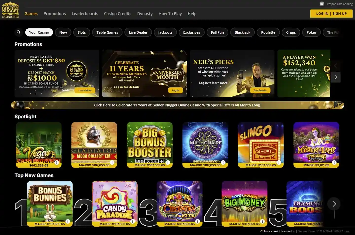 Golden Nugget screenshot 1