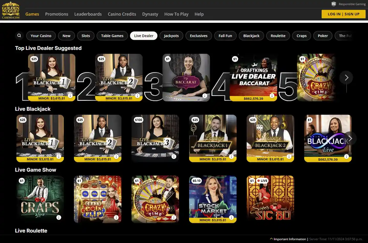 Golden Nugget screenshot 3