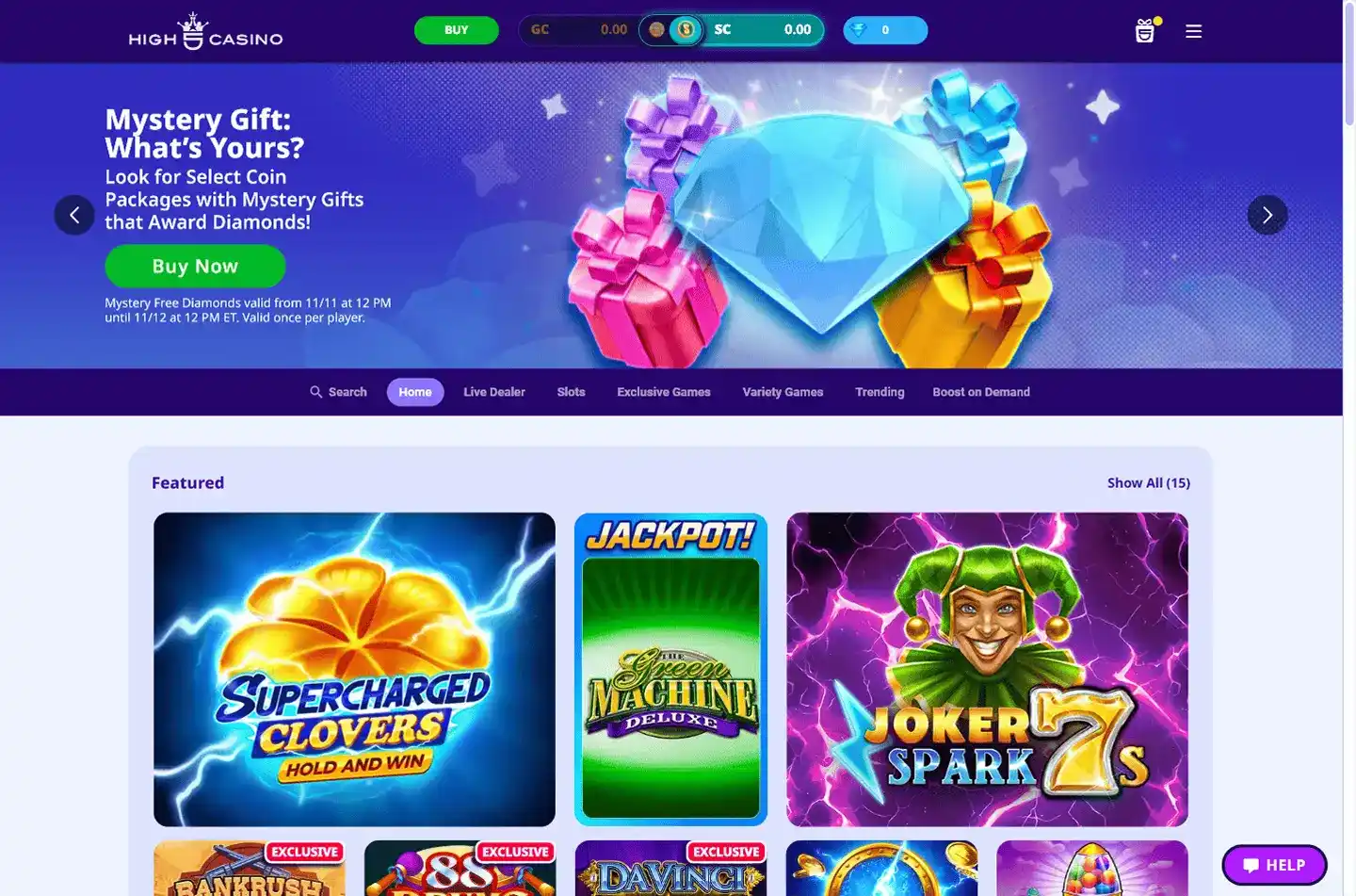 High 5 Casino screenshot 3