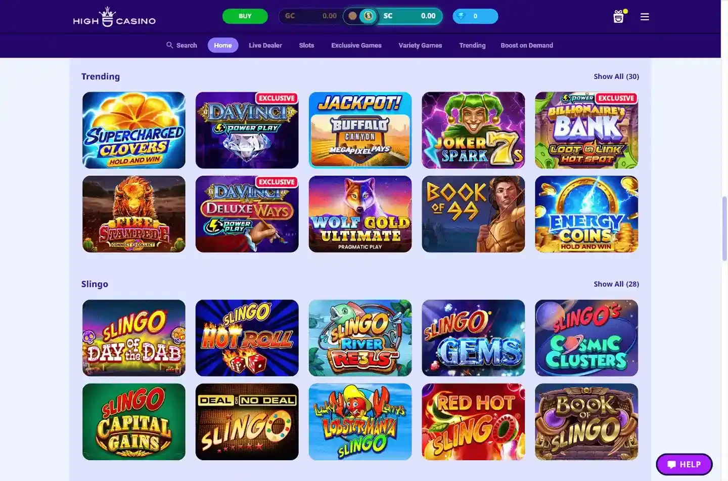 High 5 Casino screenshot 4