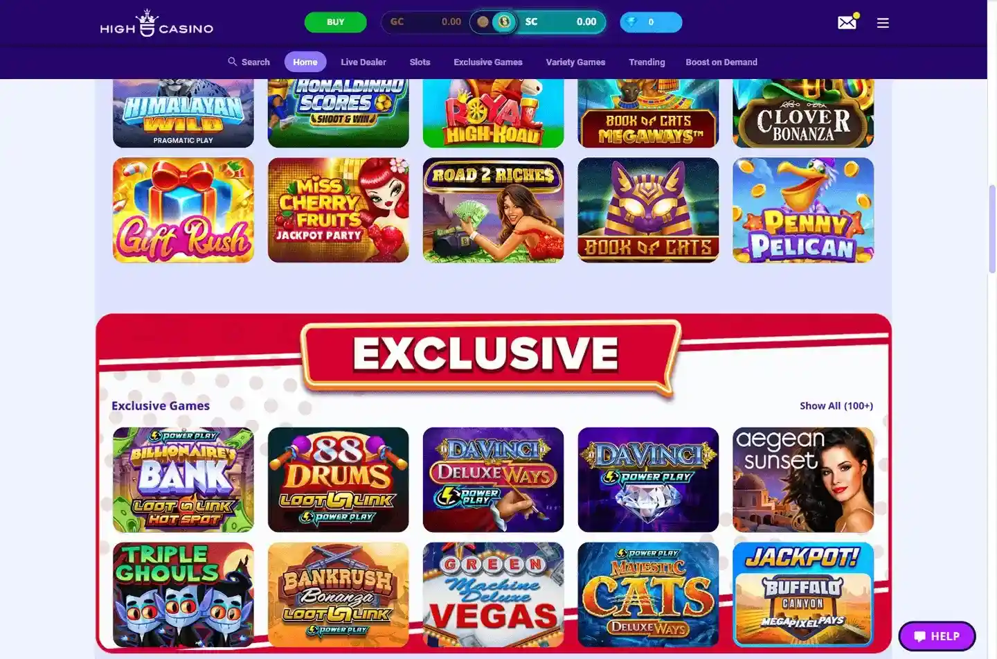 High 5 Casino screenshot 6