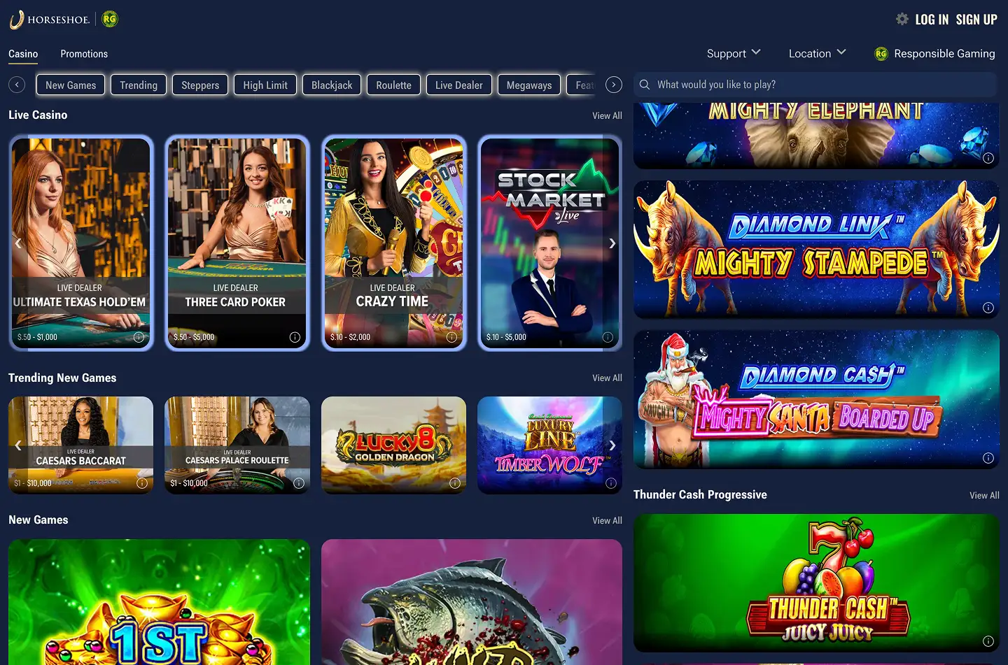 Horseshoe Casino screenshot 2