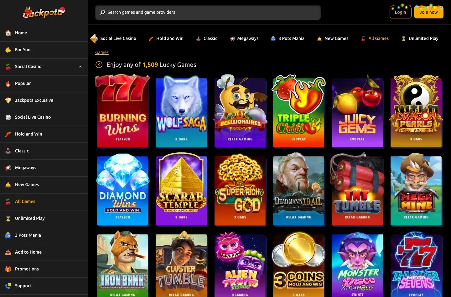Jackpota Casino screenshot 5