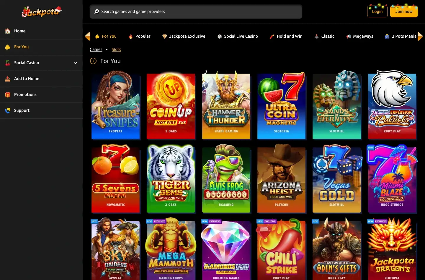Jackpota Casino screenshot 6