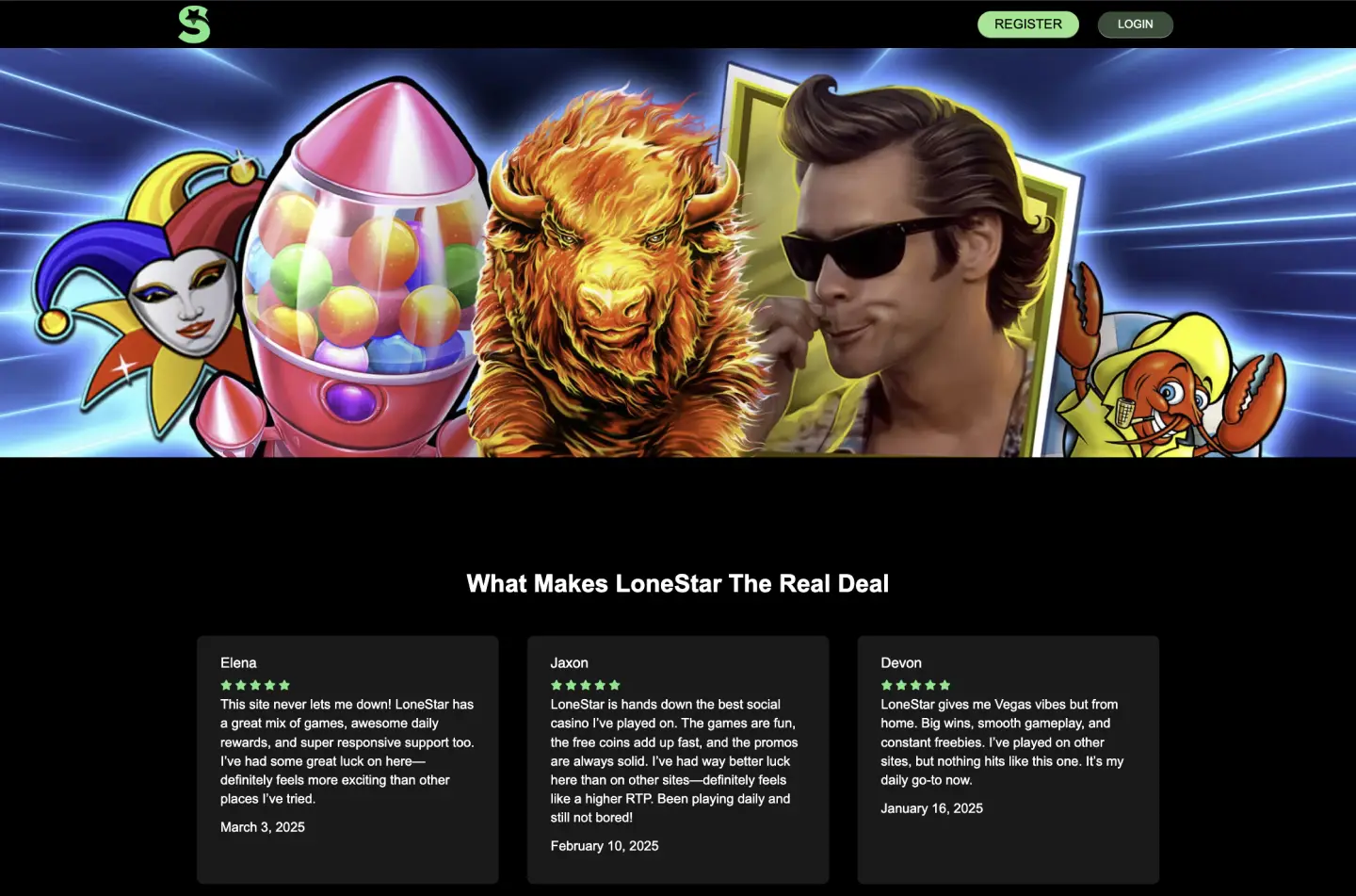 LoneStar Casino screenshot 2