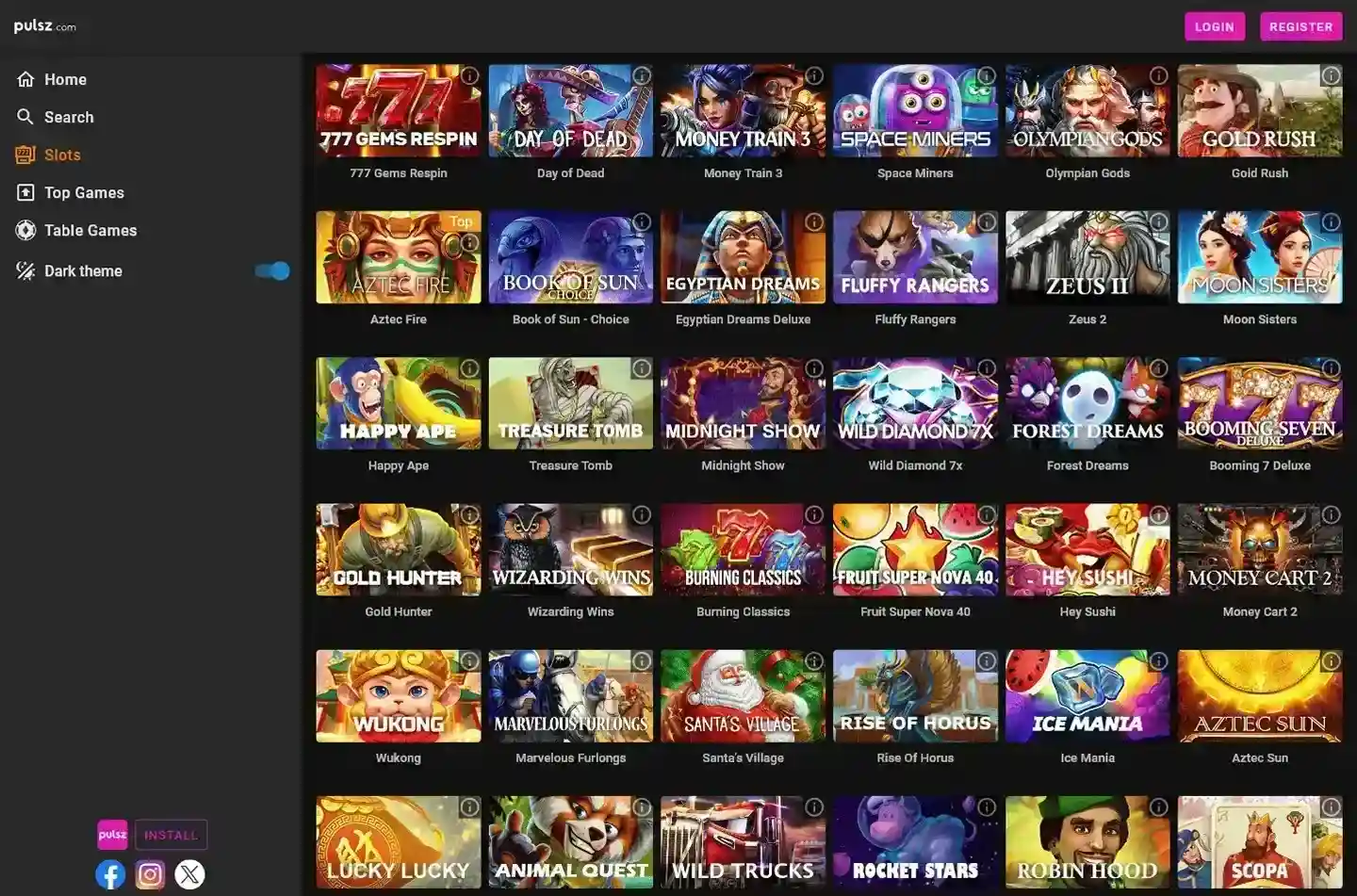 Pulsz Casino screenshot 4