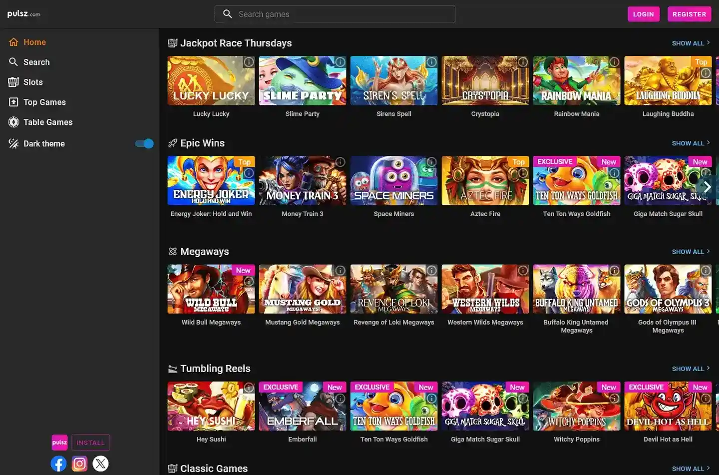 Pulsz Casino screenshot 5