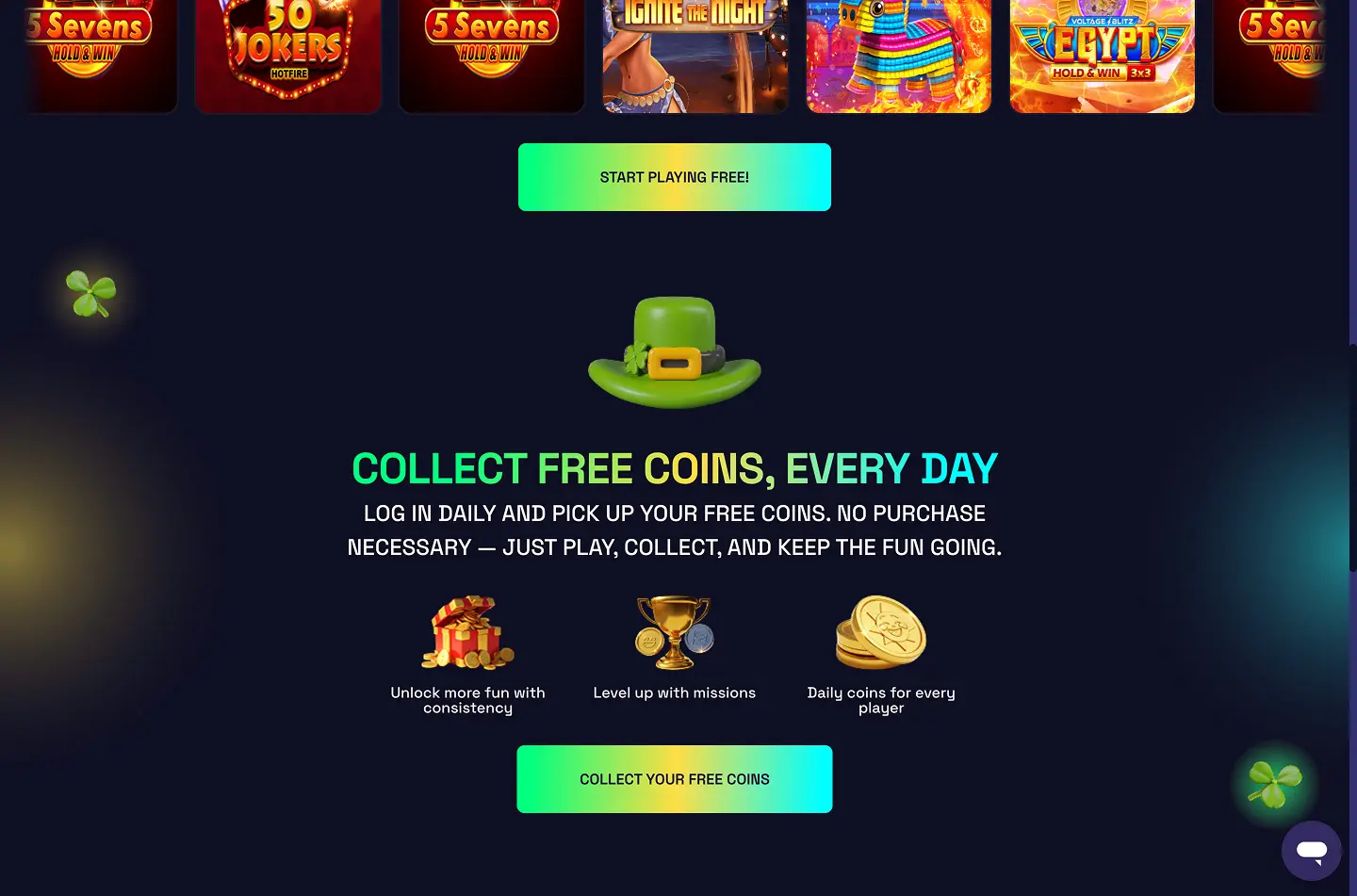 SweepNext Casino screenshot 3