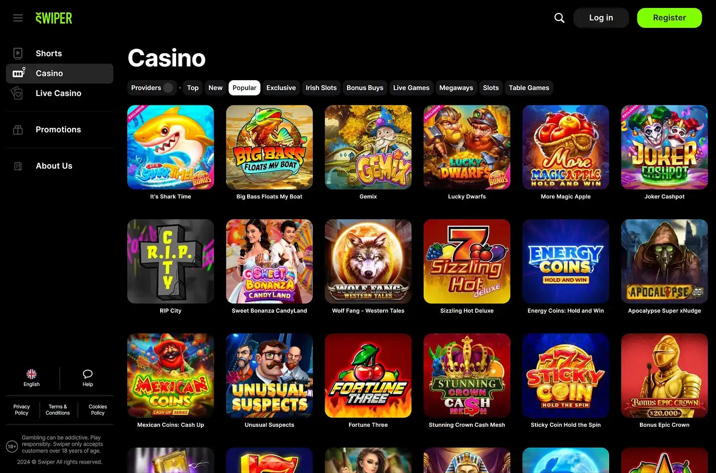 Swiper Casino Review 3