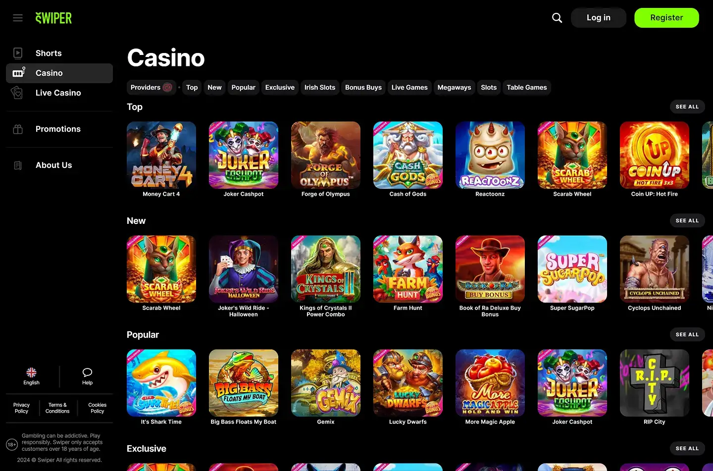 Swiper Casino Review 6