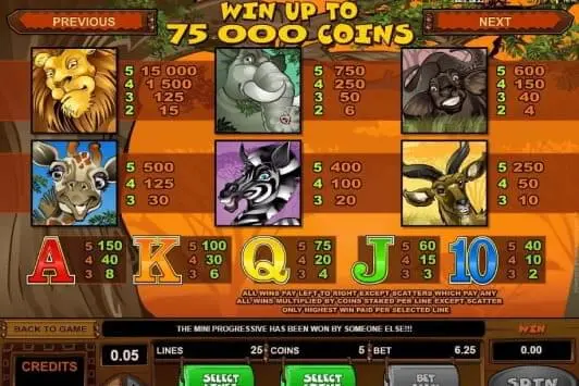 Mega Moolah screenshot 3