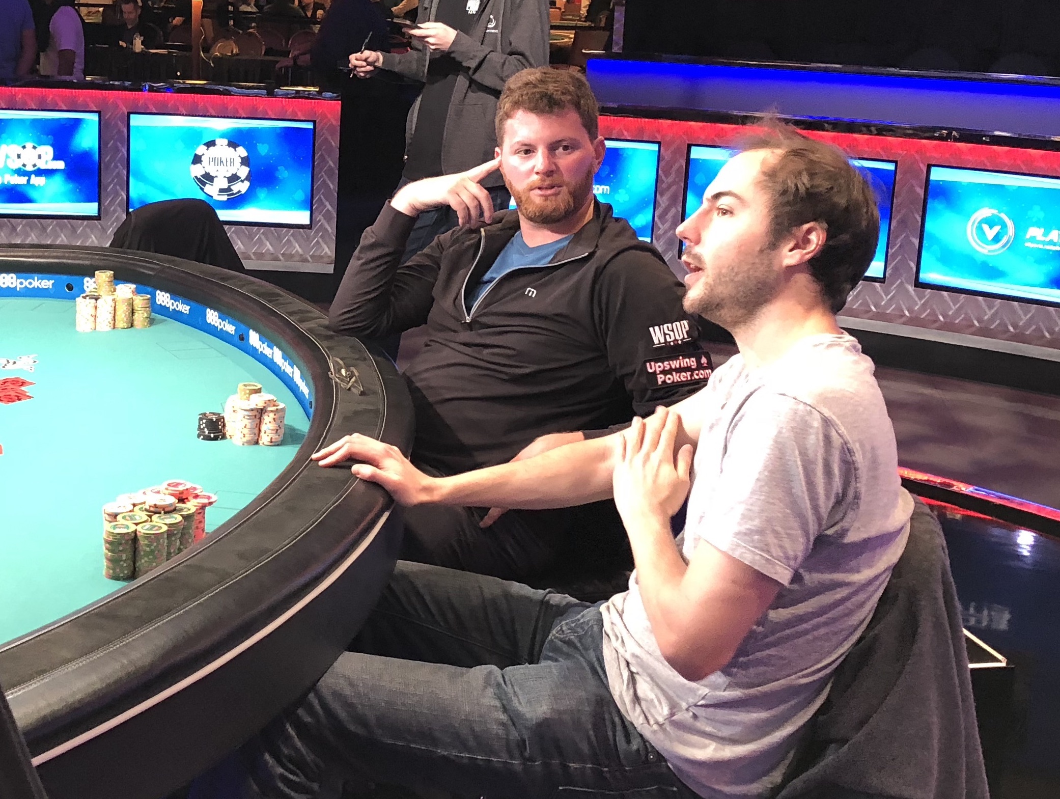 Nick Petrangelo and Elio Fox, WSOP $100K High Roller
