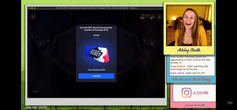 Ashley Sleeth live streaming