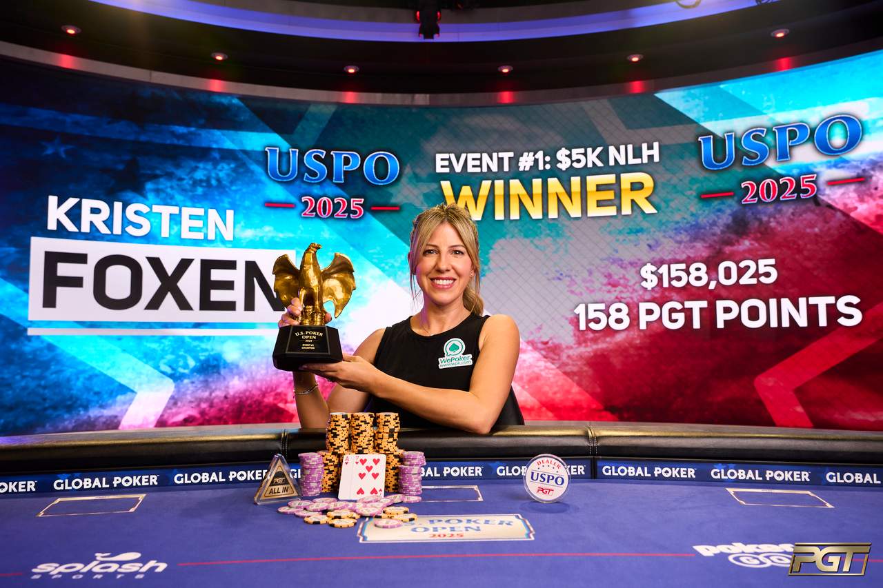 Kristen Foxen’s Biggest Tournament Poker Cash of Career Pushes Her to Top of All-Time Money List