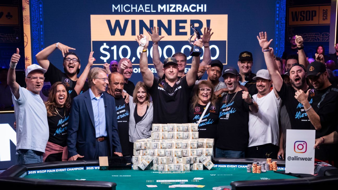 Michael Mizrachi Is the 2025 WSOP Main Event Champion and Newest Member of Poker Hall of Fame