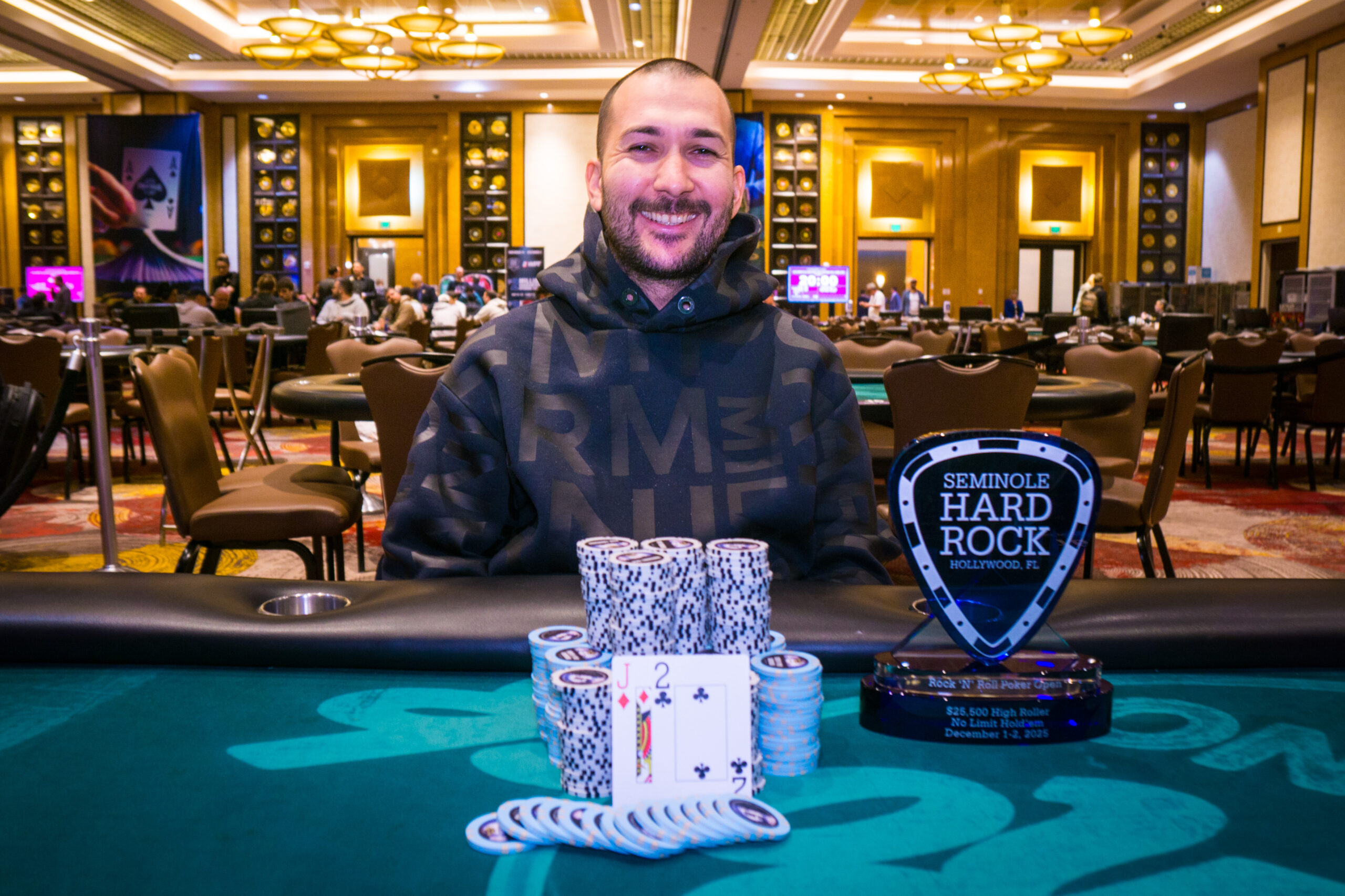 Kolev Takes Two at Seminole Hard Rock ‘N’ Roll Poker Open