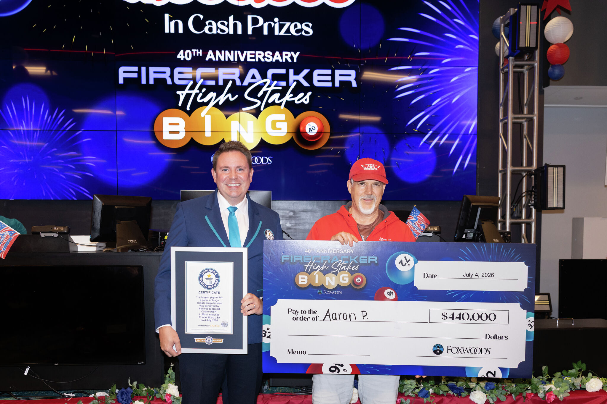 Foxwoods Casino Breaks Bingo Jackpot Record on Fourth of July