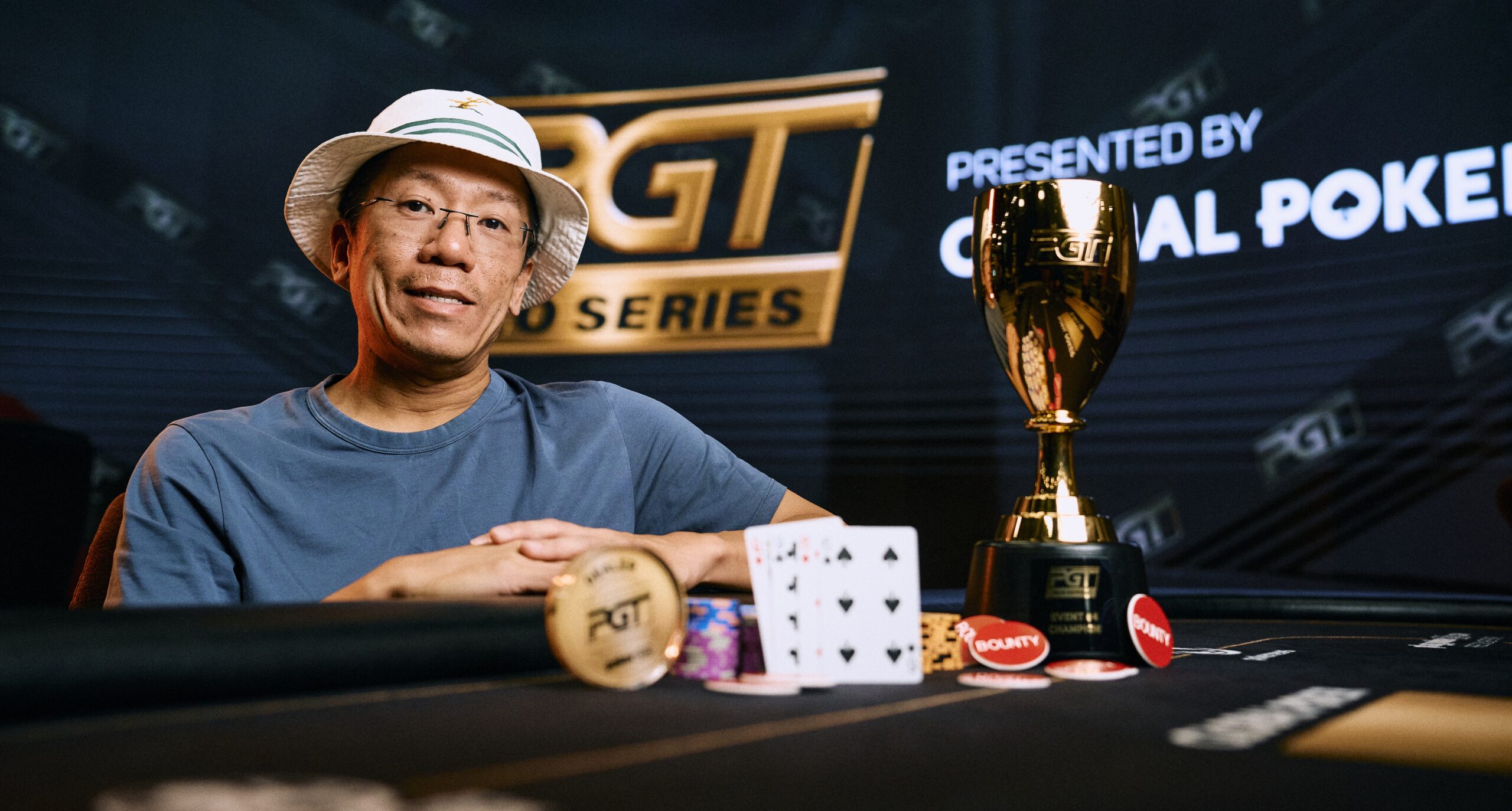 James Chen Rolls Through Field to Capture PokerGo Tour PLO Trophy